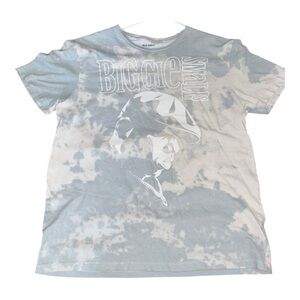 Old Navy Blue Biggie Smalls Logo Tee